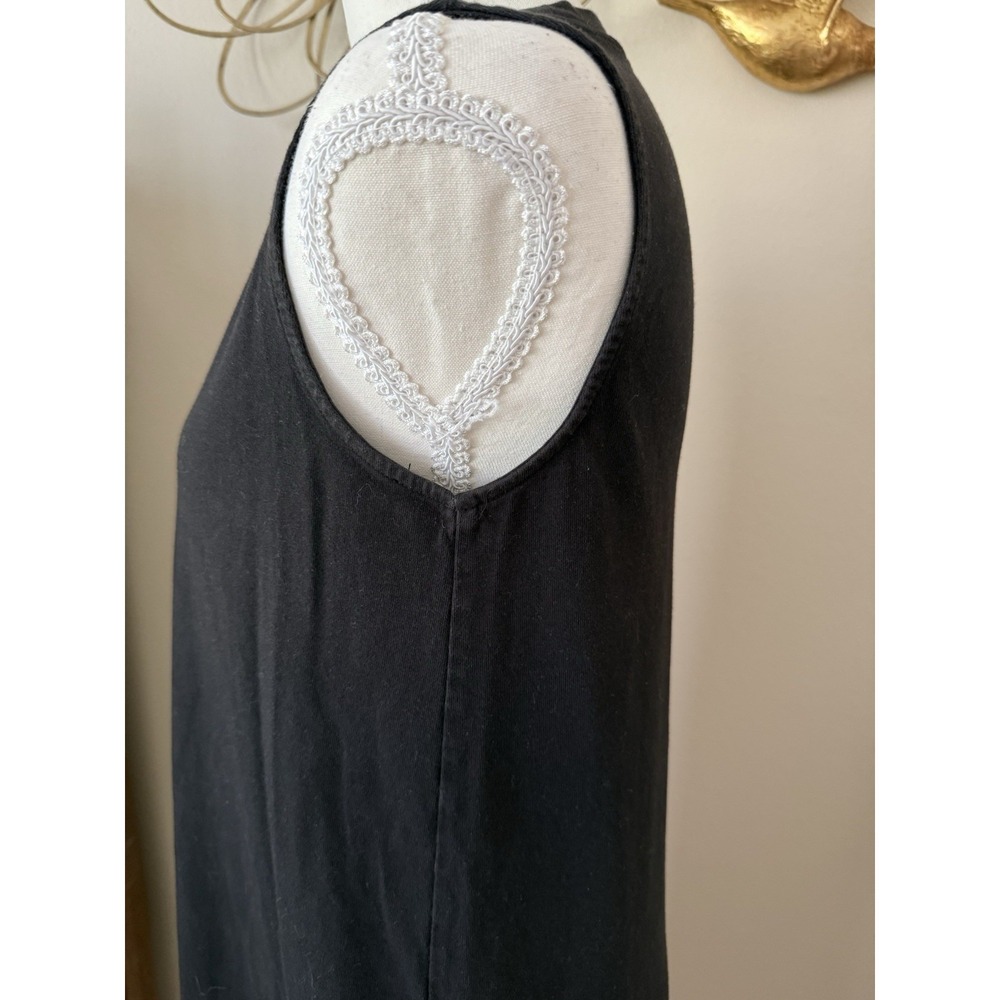 Everlane Black Sleeveless Weekend Tank Dress Midi Minimalist Basic‎ Size S - Picture 3 of 8